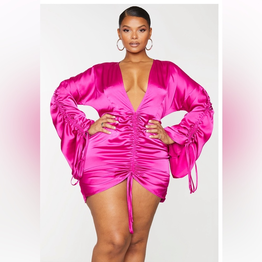 PLT  fuchsia dress